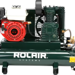 Rolair 4090HK17 Air Compressor Wheelbarrow Gas 9 gal. 5.5 HP Honda GX160 Engine Single Stage Pump Manufacturer RFB