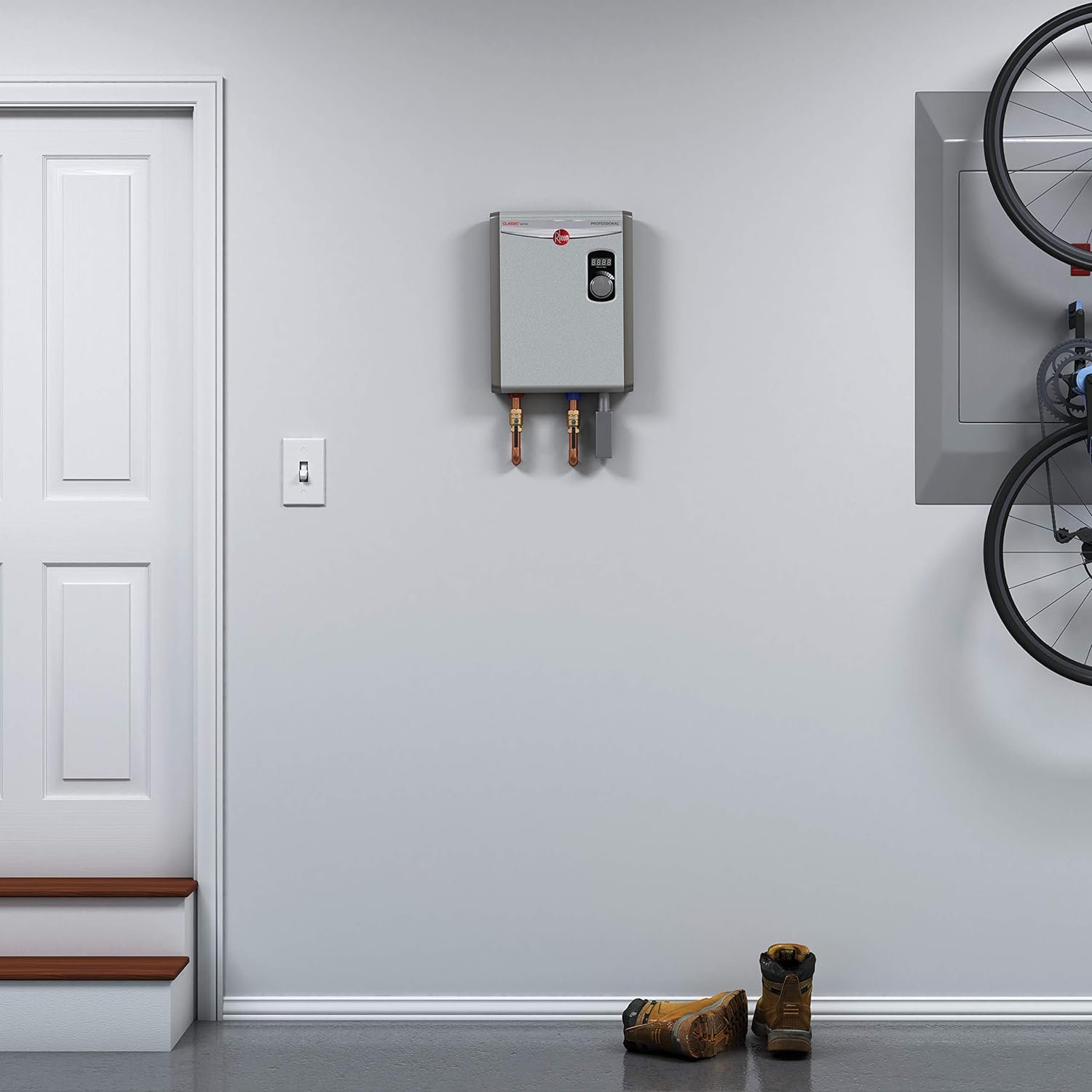 Rheem RTEX-18 Classic 18 kW 4.4 GPM Tankless Electric Water Heater Indoor 240V New