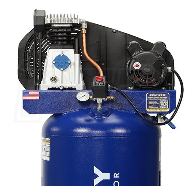 Quincy Air Compressor 3.5 HP 60 Gallon Single Stage 1-Phase 230V New